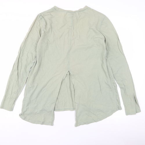 ASOS Women's Green Long Sleeve T-Shirt Size 8