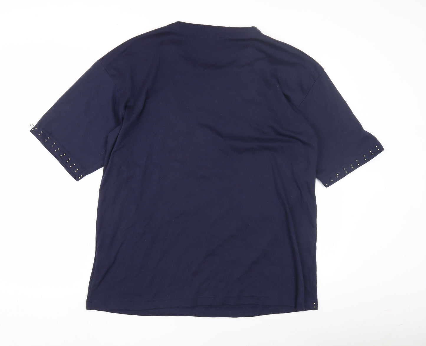 Paramour Women's Blue Studded T-Shirt One Size