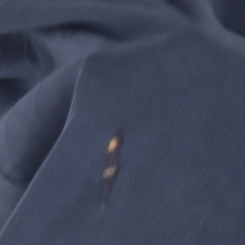 M&Co Women's Blue V-Neck Blouse Size 12