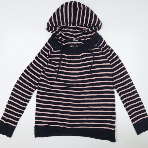 Next Women's Striped Pullover Hoodie - Multicoloured, Size 12