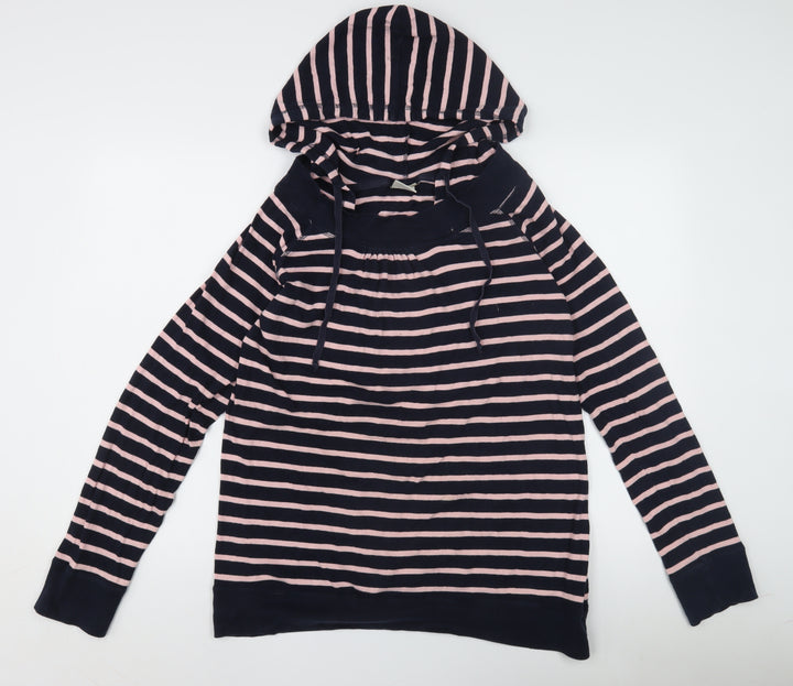 Next Women's Striped Pullover Hoodie - Multicoloured, Size 12