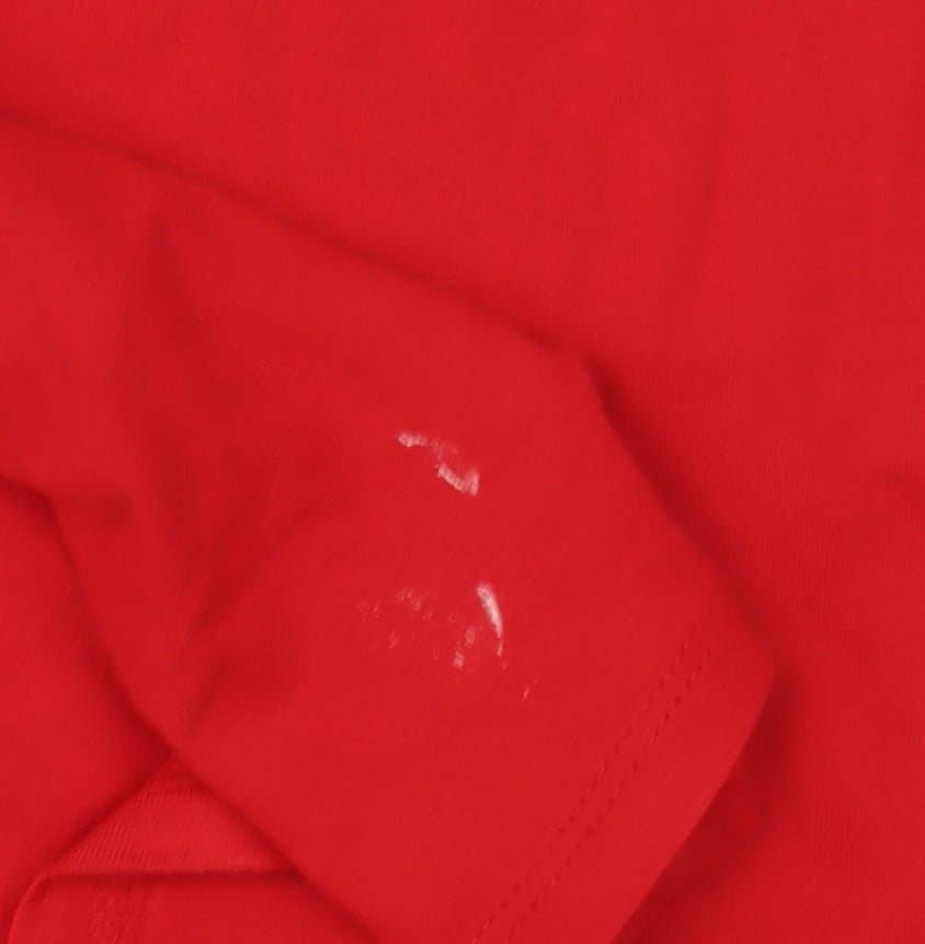 Select Women's Red T-Shirt L - Crew Neck, Casual Style