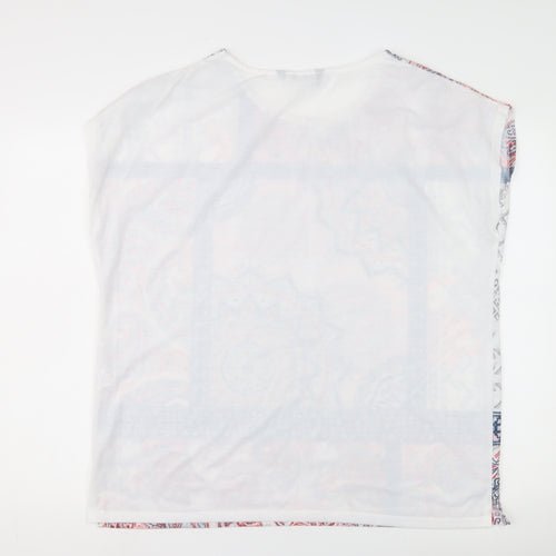 Bonmarché Women's Multicoloured Paisley T-Shirt Size 20