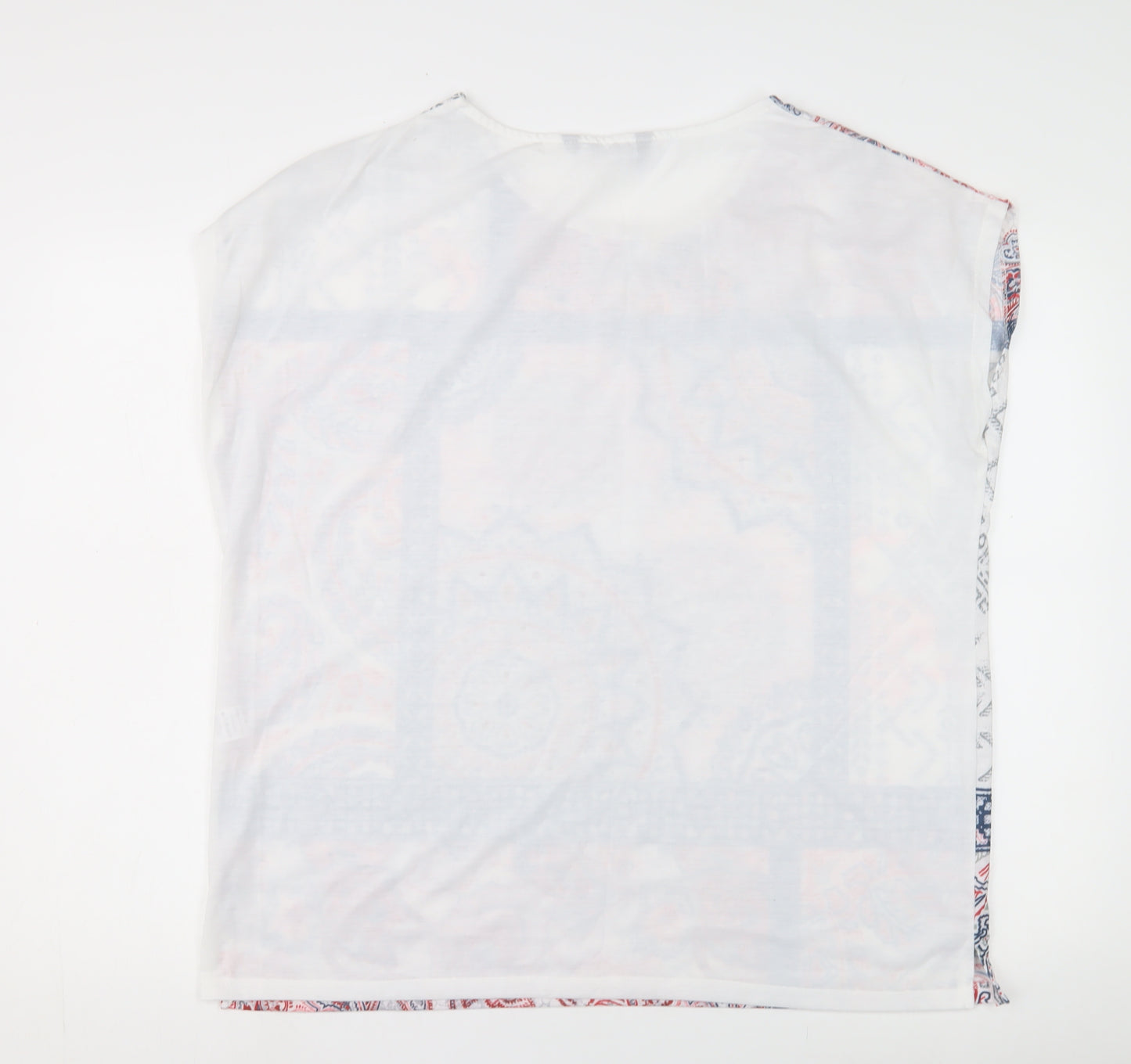 Bonmarché Women's Multicoloured Paisley T-Shirt Size 20