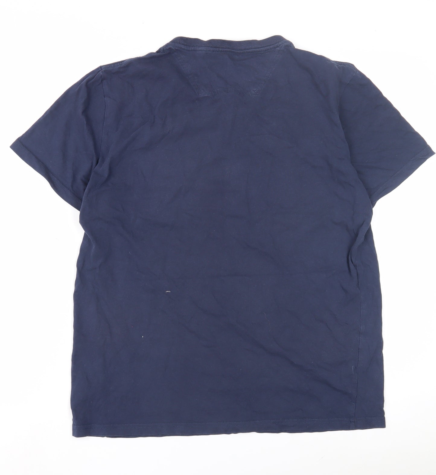 Joules Unisex Blue M Basic Cotton T-Shirt