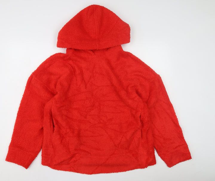 Marks and Spencer Womens Red Hoodie Size 12