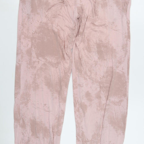 Asquith Women's Pink Relaxed Casual Trousers XS