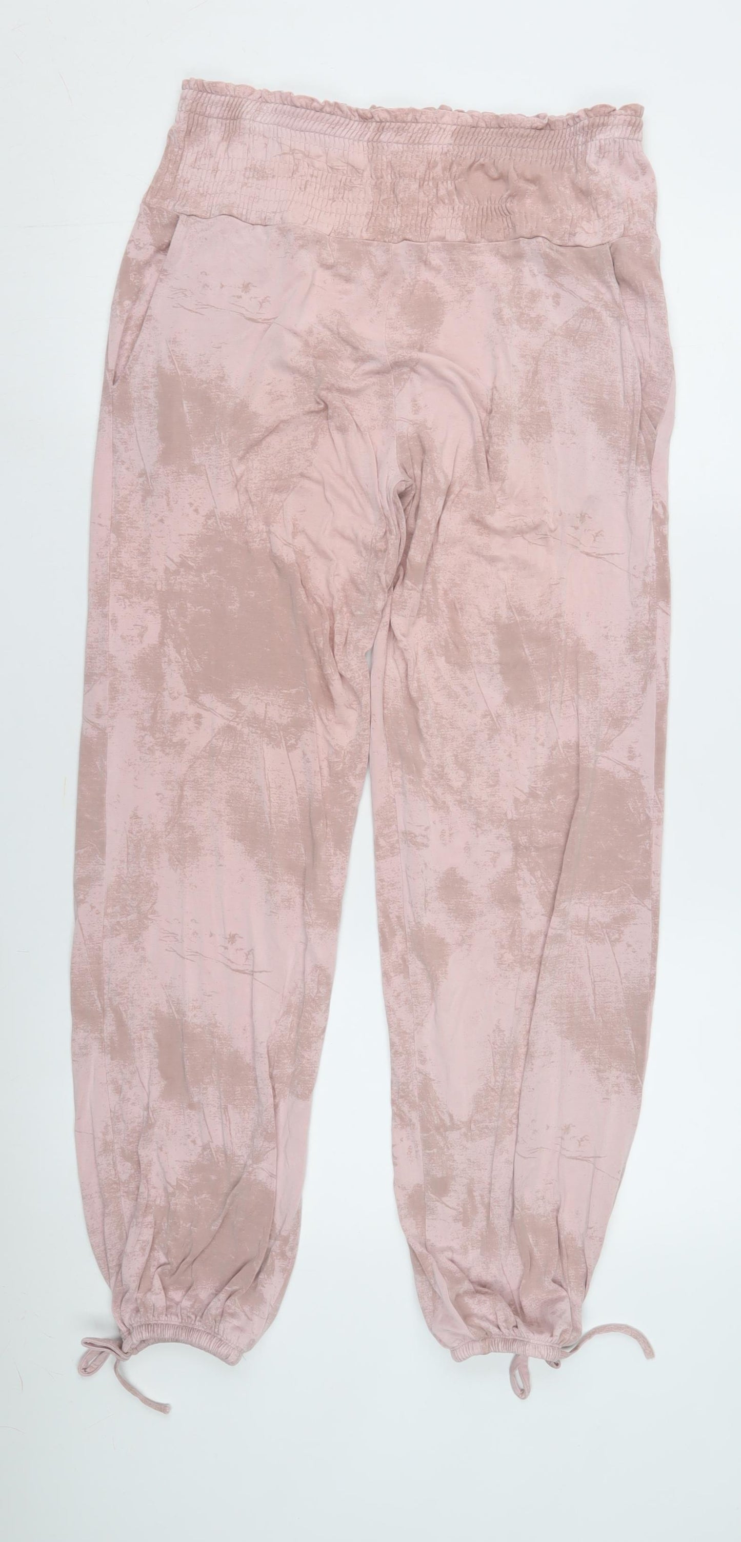 Asquith Women's Pink Relaxed Casual Trousers XS