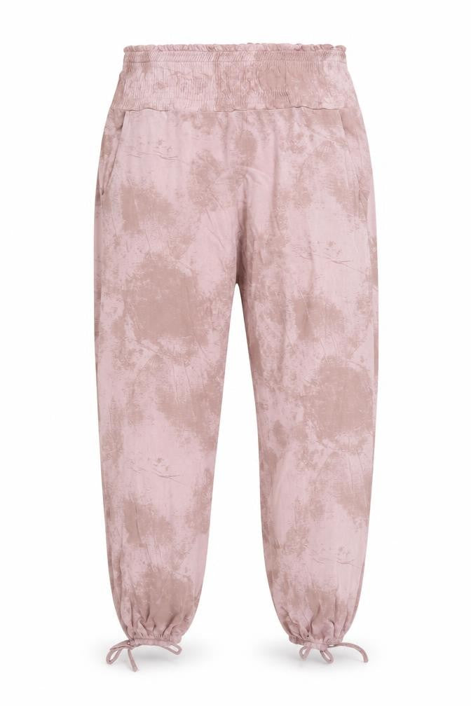 Front view of Asquith Women's Pink Relaxed Casual Trousers XS