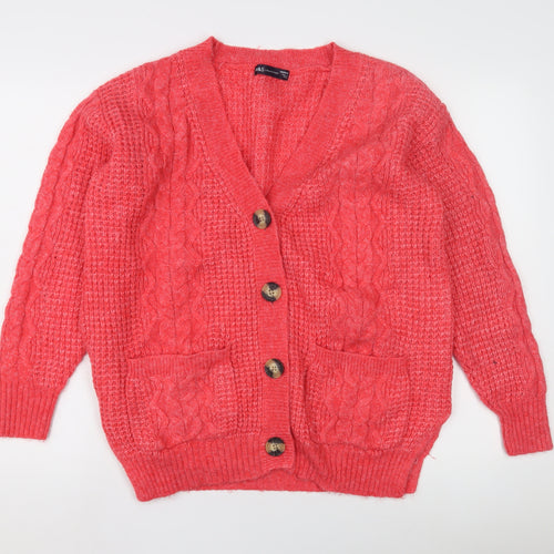 Marks and Spencer Women's Red Cardigan - M