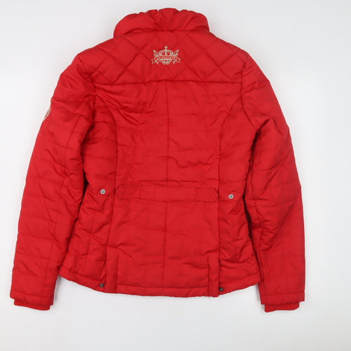 HV Society Women's Red Puffer Jacket, S