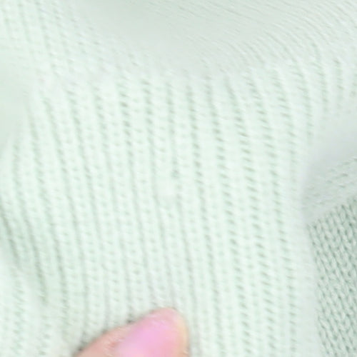AX Paris Women's Green Roll Neck Balloon Sleeve Jumper