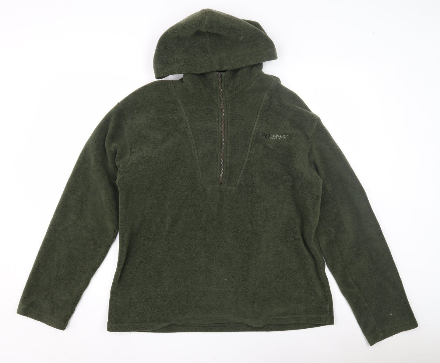 PrettyLittleThing Women Green Pullover Hoodie UK 12