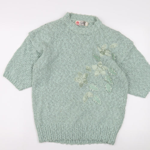 Antique Gold Collection Women's Green Pullover Jumper