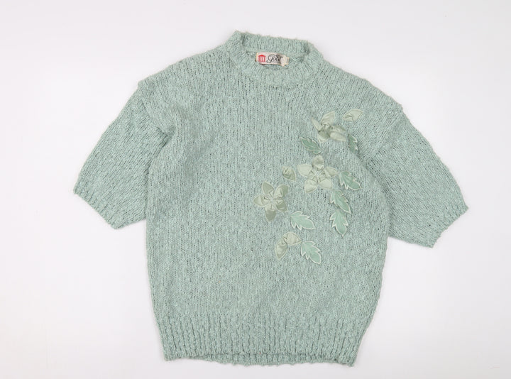 Antique Gold Collection Women's Green Pullover Jumper