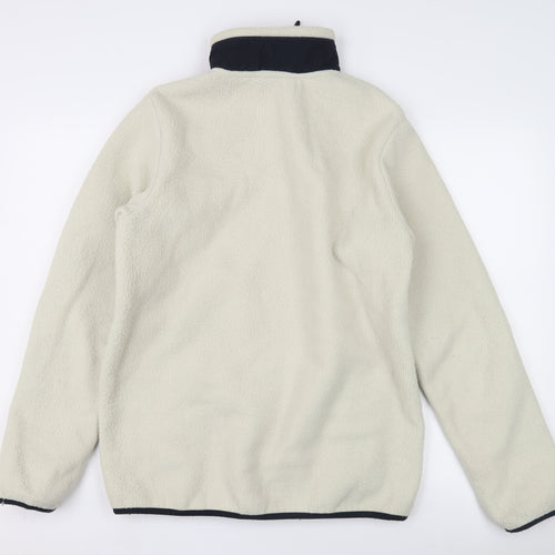 Livery Men's White Mid-Length Basic Jacket M