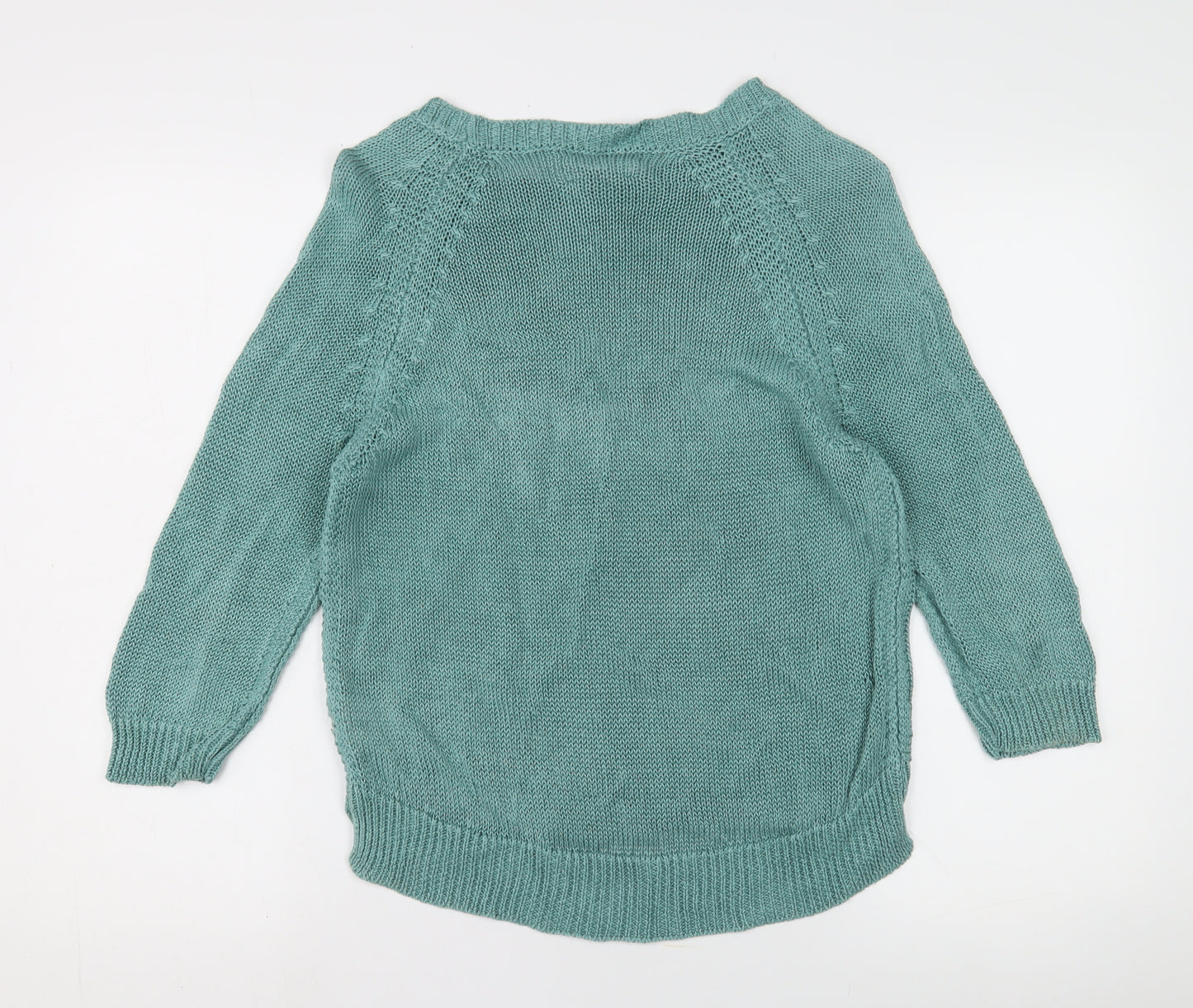 TOAST Women's Green XS Linen Pullover Jumper