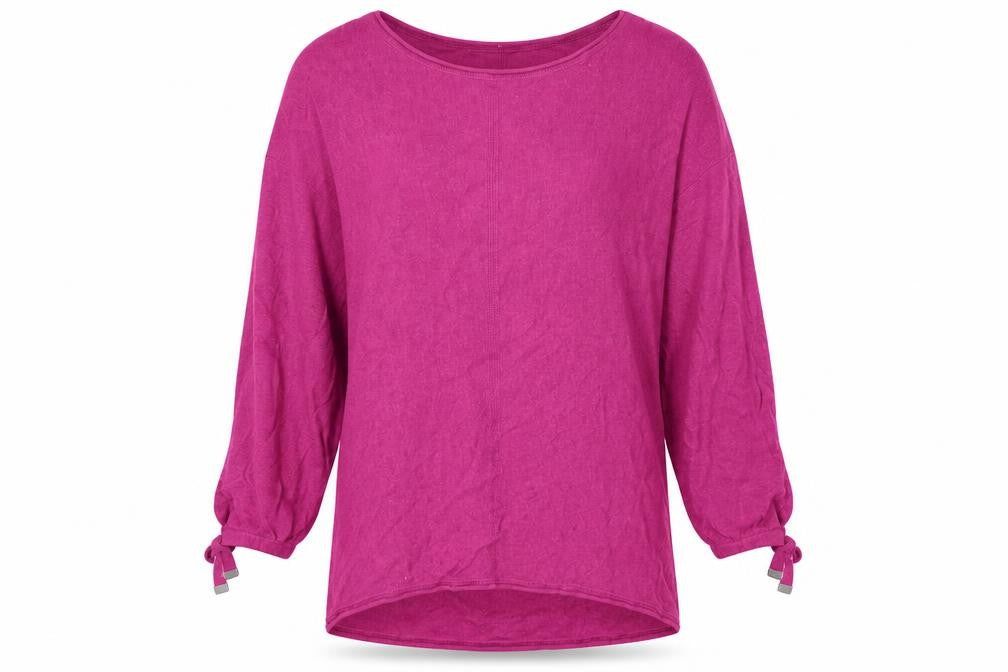 Front view of Monsoon Women's Pink Knit Jumper, Medium Size