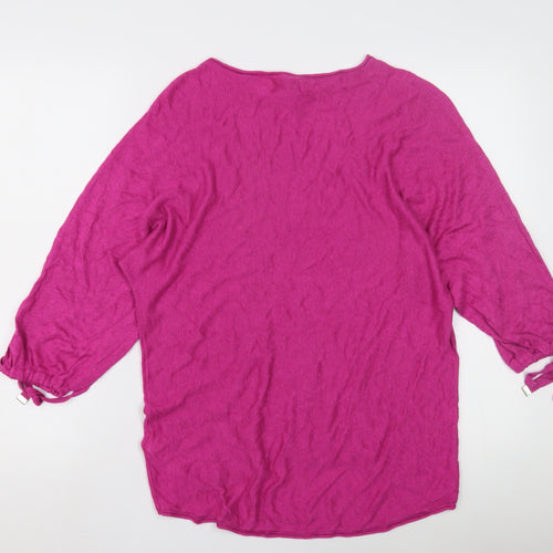 Monsoon Women's Pink Knit Jumper, Medium Size