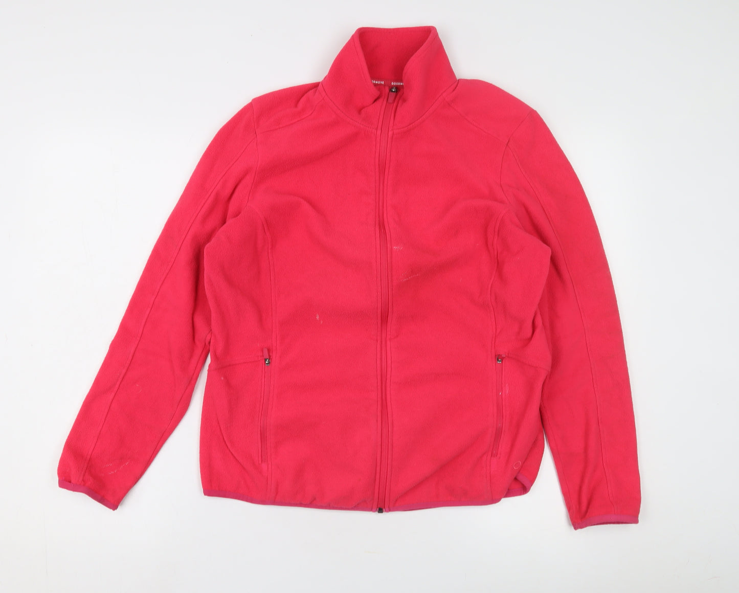 Marks and Spencer Women's Red Fleece Jacket UK 14