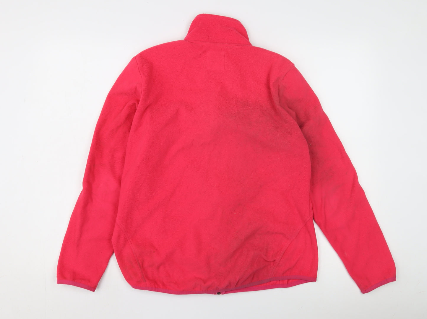 Marks and Spencer Women's Red Fleece Jacket UK 14
