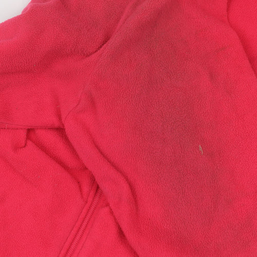 Marks and Spencer Women's Red Fleece Jacket UK 14