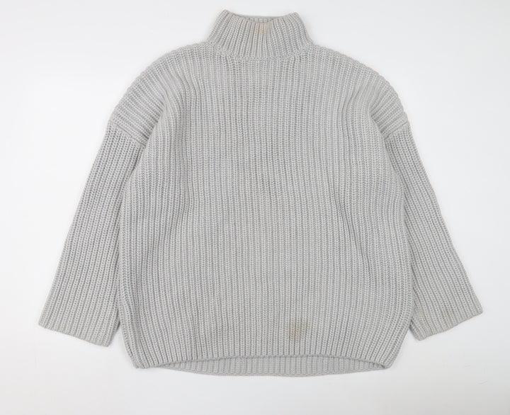 ASOS Women's Grey Knit Pullover Jumper Size L