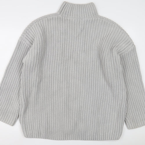 ASOS Women's Grey Knit Pullover Jumper Size L