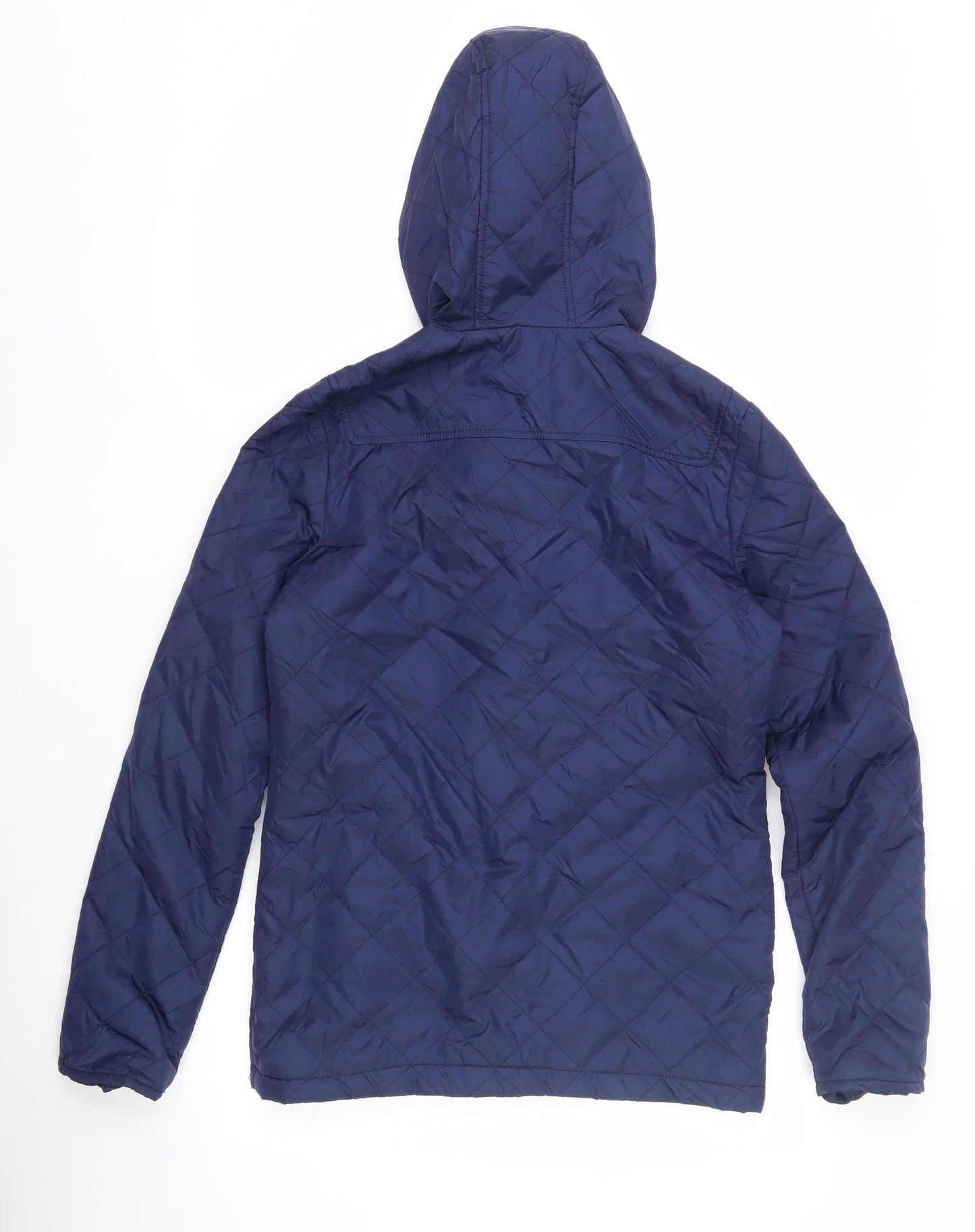 Oasis Women's Blue Quilted Jacket Size 8