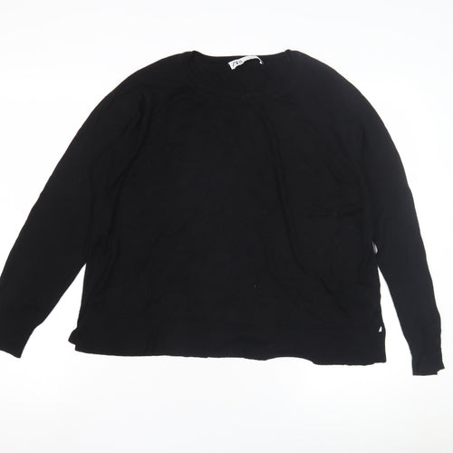 Zara Women's Black Pullover Jumper L