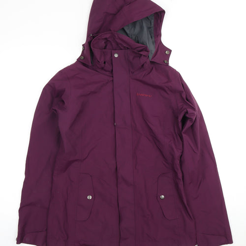 Brasher Women's Purple Waterproof Rain Coat Jacket Size 6