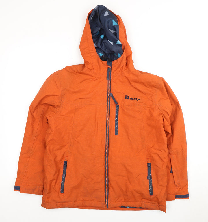 The Edge Boys Orange Jacket 13-14 Years Hooded Polyamide
