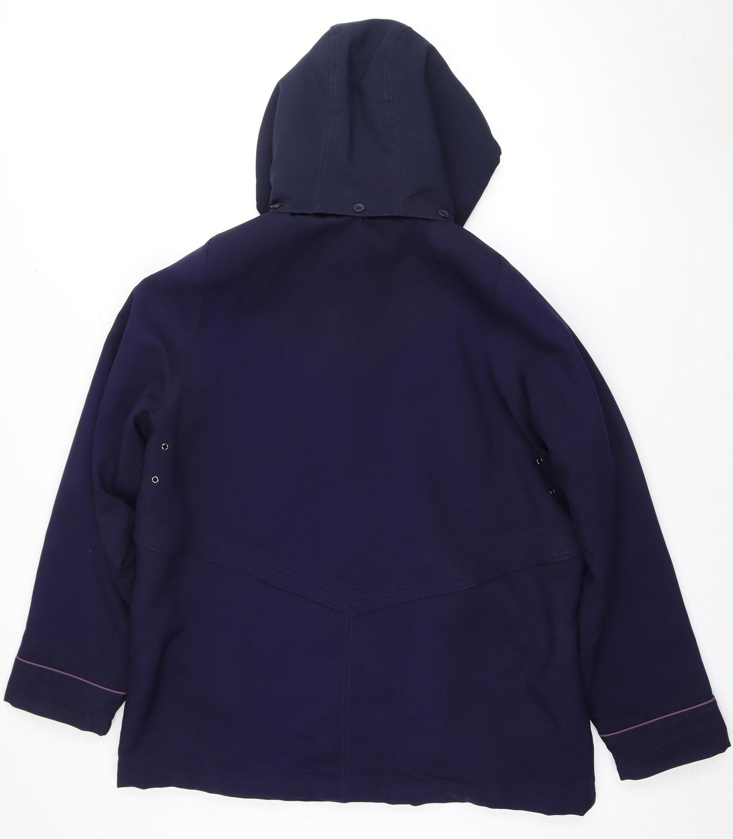 EWM Women's Blue Hooded Jacket Size 18