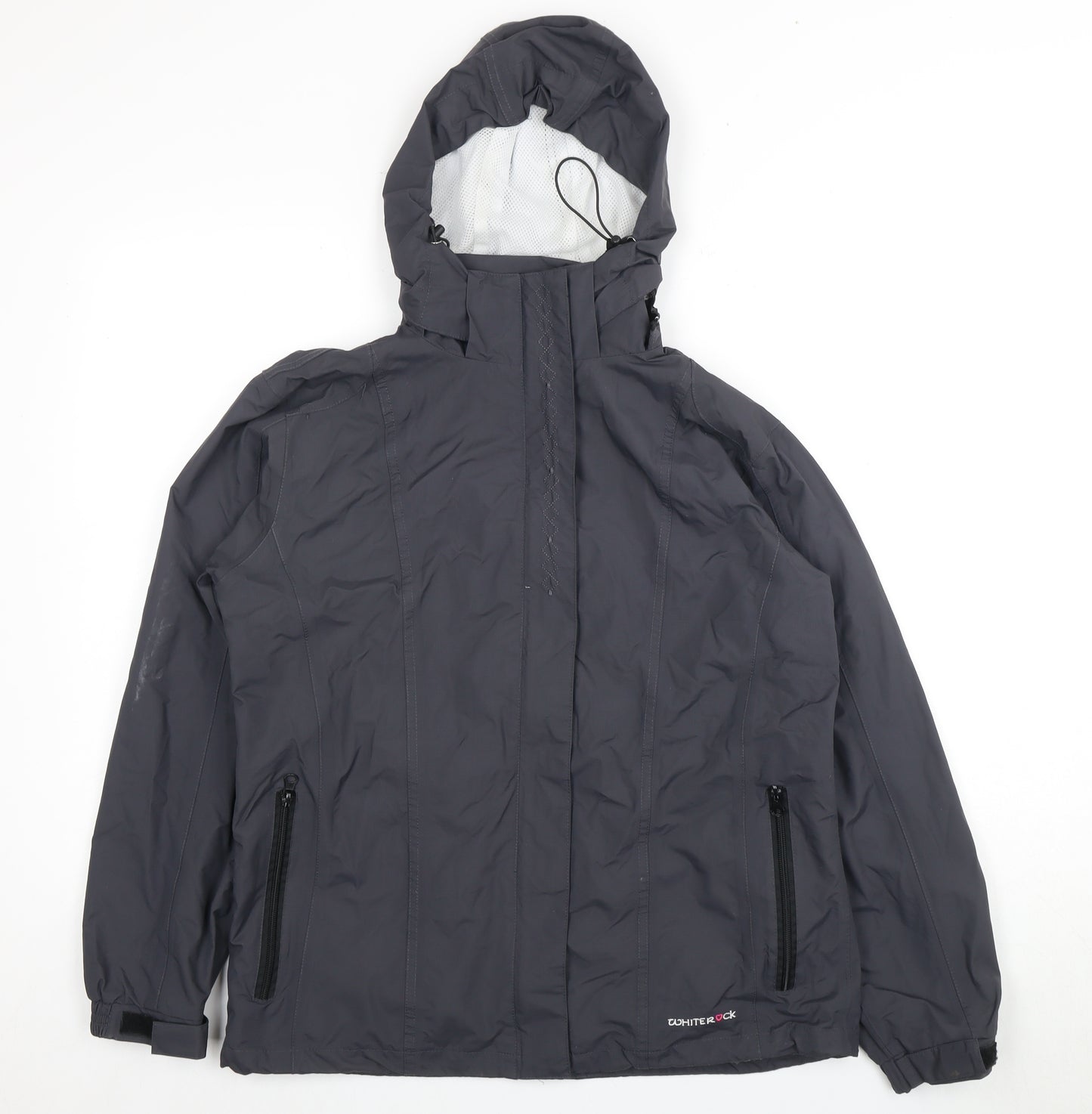 White Rock Women's Grey Ski Jacket, Size 12, Hooded