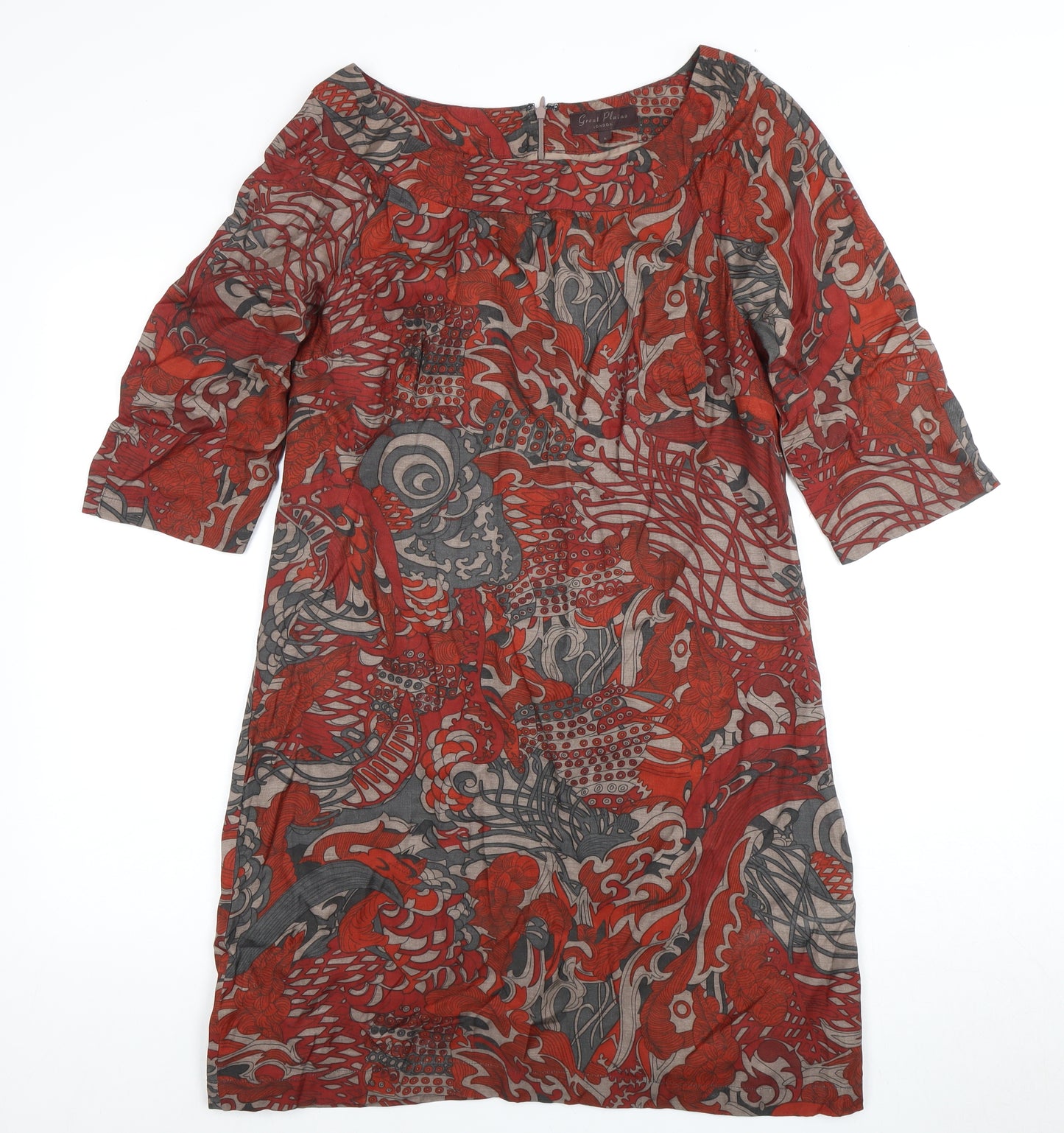 Great Plains London Women’s Red Shift Dress, Size L