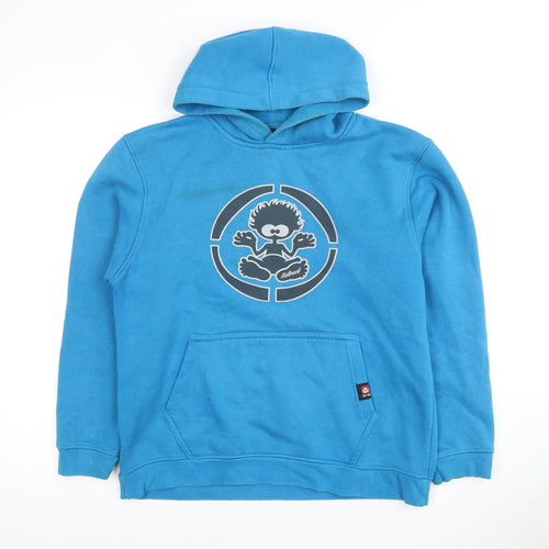 Saltrock Boys Blue Pullover Hoodie, Size 13 Years, Graphic Print
