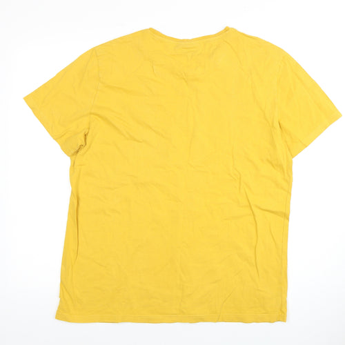 Harry Potter Yellow Hufflepuff Men's T-Shirt L