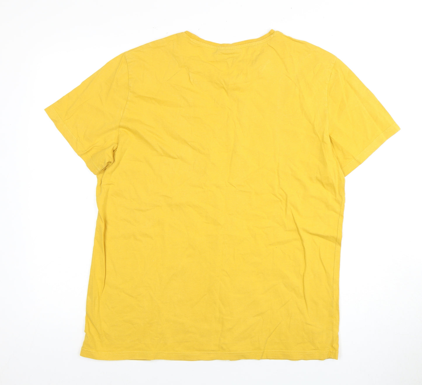 Harry Potter Yellow Hufflepuff Men's T-Shirt L