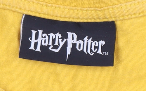 Harry Potter Yellow Hufflepuff Men's T-Shirt L