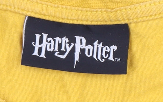Harry Potter Yellow Hufflepuff Men's T-Shirt L