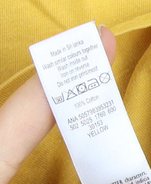 Harry Potter Yellow Hufflepuff Men's T-Shirt L