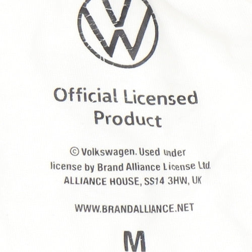 Tu Men's White Volkswagen Graphic T-Shirt, Size M