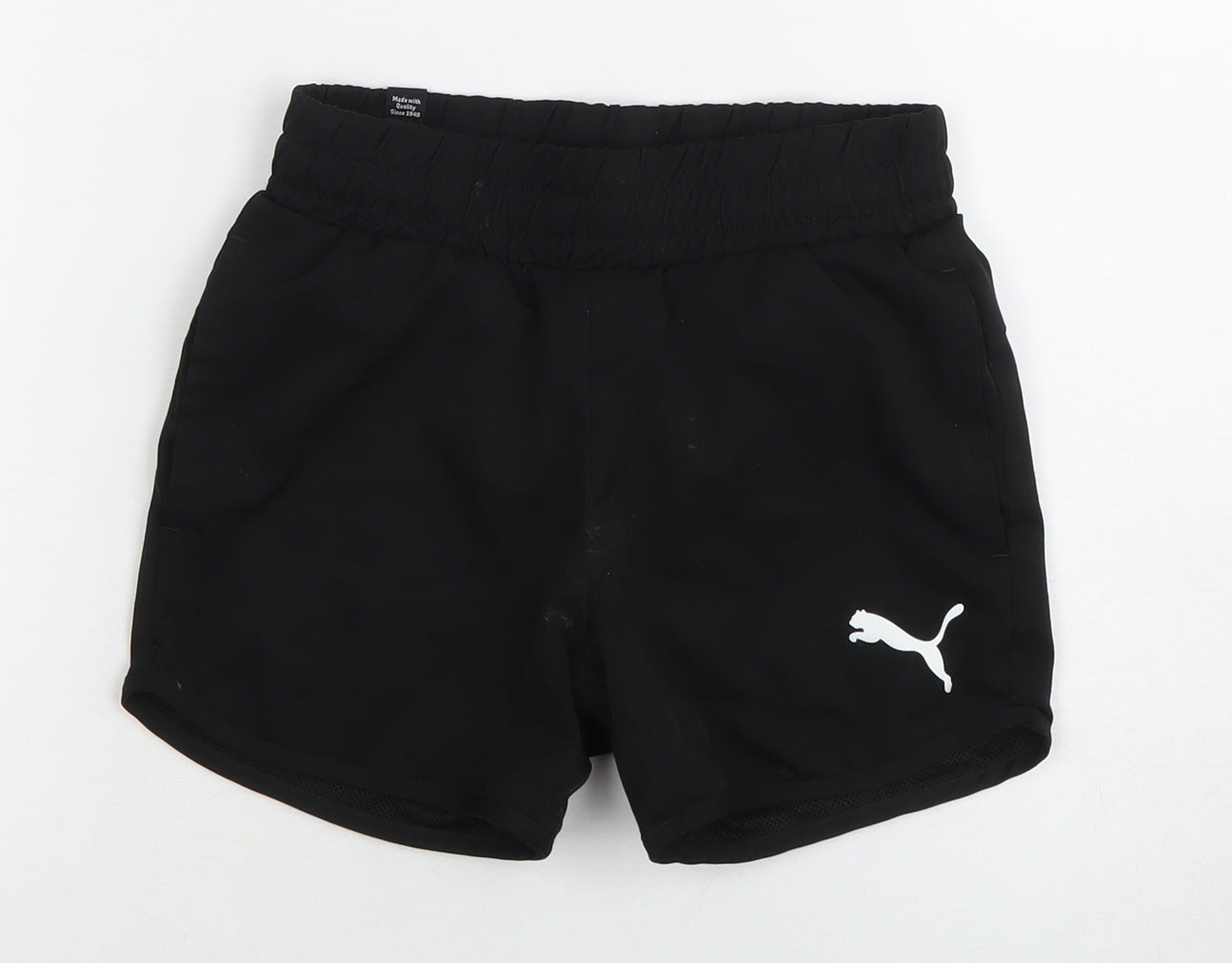 Puma Boys Black Athletic Shorts, 9-10 Years, Gym & Training