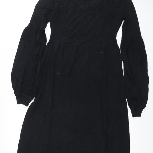 United Colors of Benetton Women's Black Dress, M