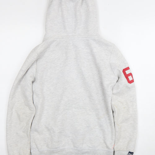 Superdry Women’s Grey Pullover Hoodie Size 8