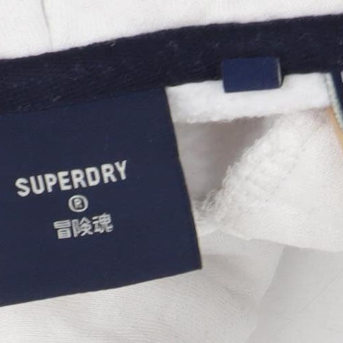 Superdry Women's White Pullover Hoodie Size 12
