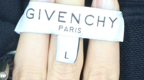Givenchy Men's Black L Pullover Hoodie