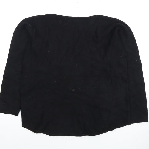 CC Women's Black Jumper L Long Sleeve Viscose Blend