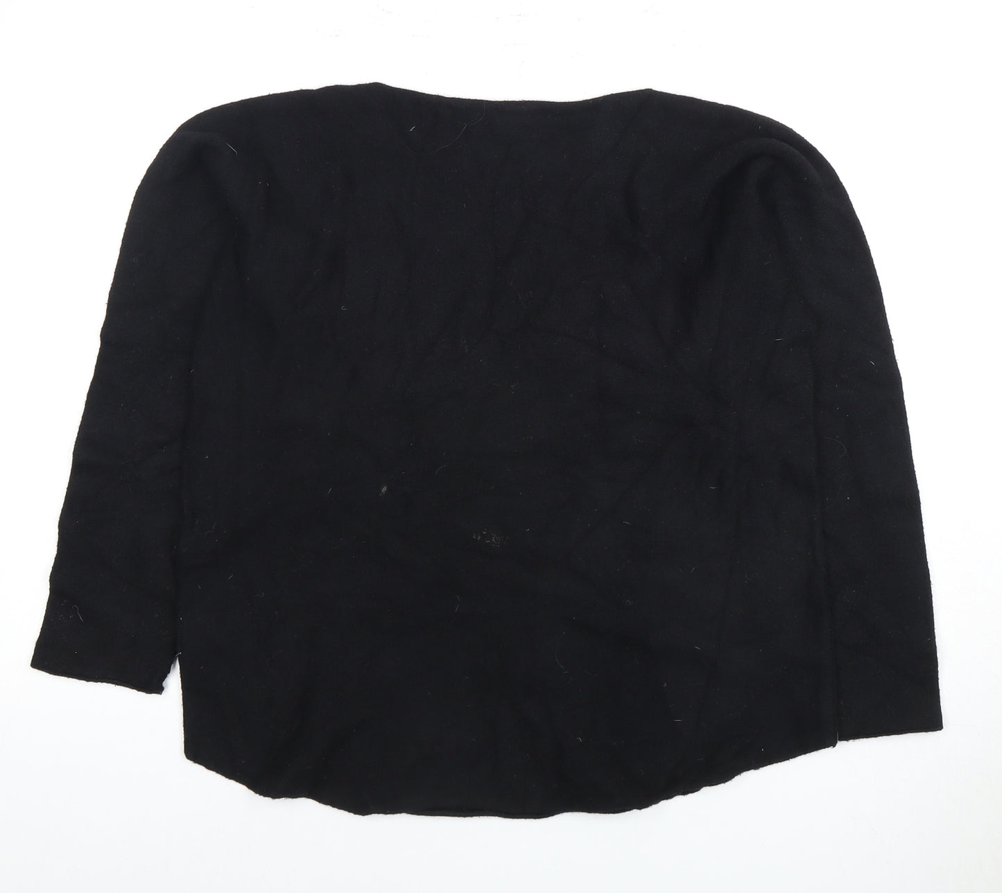 CC Women's Black Jumper L Long Sleeve Viscose Blend