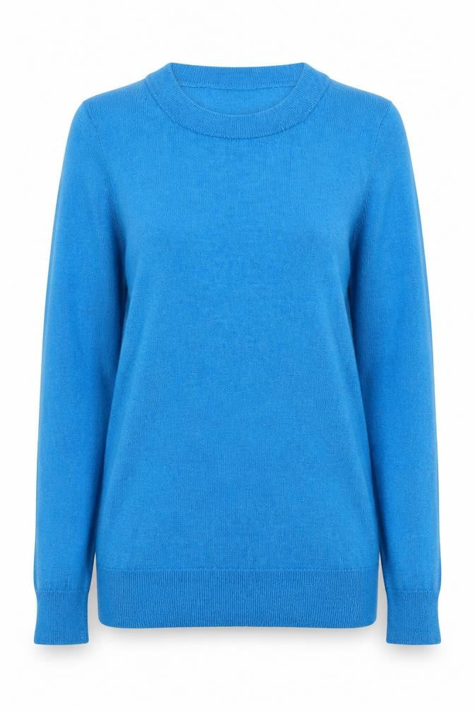 Front view of J.Crew Women's Blue 2XS Merino Wool jumper